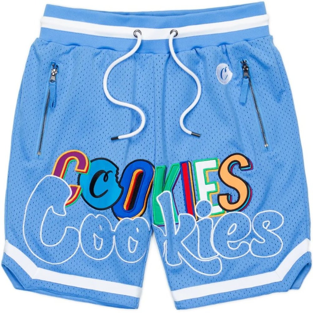 Cookies Basketball On The Block Mesh Shorts - Size Large